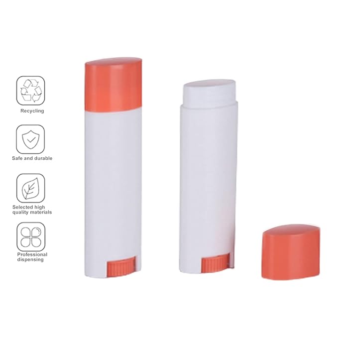 5ml 100Pcs Empty Oval Deodorant Lip balm,DIY