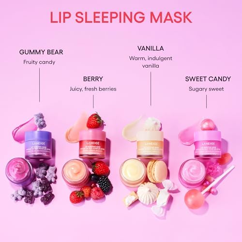 LANEIGE S’more Kisses Set: Hydrating Chocolate Lip Sleeping Mask & Vanilla Lip Glowy Balm