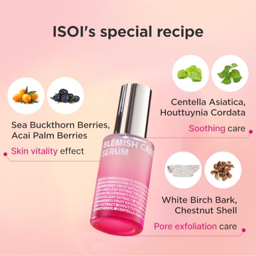 ISOI Blemish Care Up Serum Gift Set, Korean Skin Care Set for Hydration & Radiance – Full Size or 5-Step Travel Kit Options (5-Step Special Kit (1.77 fl. oz))