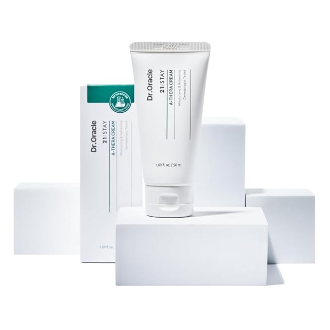 DR. ORACLE 21 Stay A-Thera Cream Gel – Lightweight Gel Moisturizer for Oily, Sensitive Skin, Non-Comedogenic, Korean Skincare, Dermatologist Tested, 1.69 fl. oz