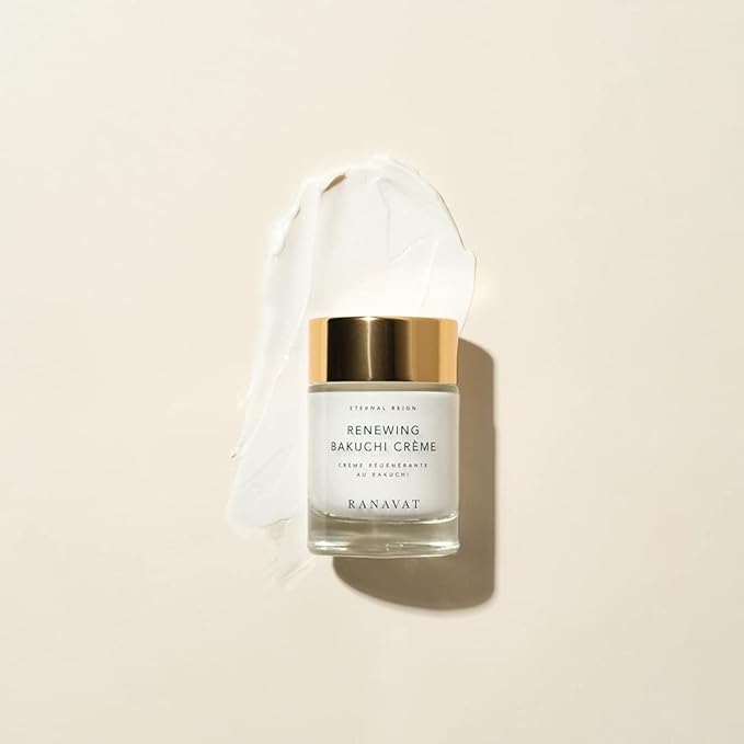 RANAVAT Renewing Bakuchi Face Cream - Daily Face Moisturizer with 12 Hour Hydration to Boost Skin Barrier Function - Softens Fine Lines + Wrinkles with Lotus Flower, Bakuchi & Ashwagandha (1.7 oz)