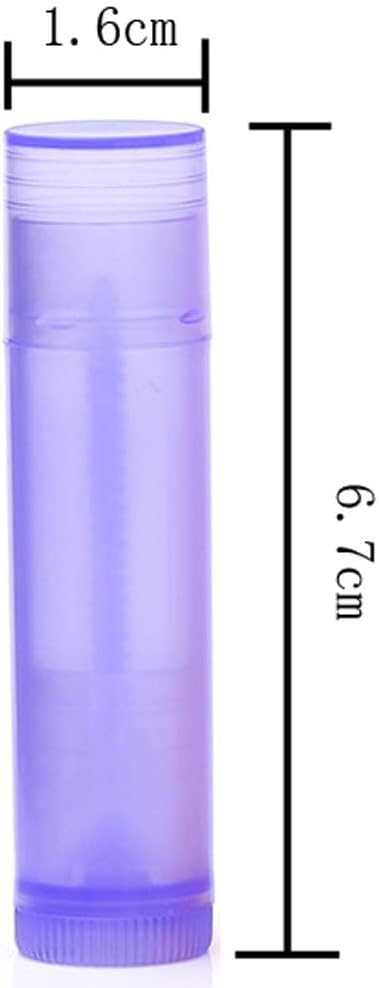 30 Pieces Multicolor Empty Lip Balm