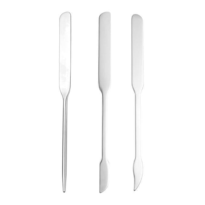 3pcs Cosmetic Mixing Makeup Spatula Nail Art Palette,Spoon