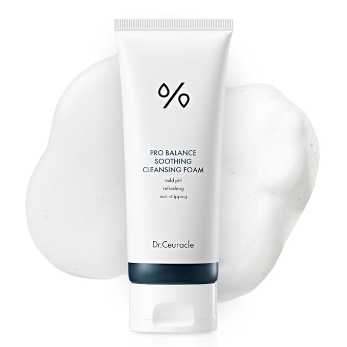 Dr.Ceuracle Pro Balance Soothing Cleansing Foam - Moisture Rich Gel to Foam Daily Cleanser with Refreshing and Hydrating Finish (150 ml / 5.07 fl. oz.)