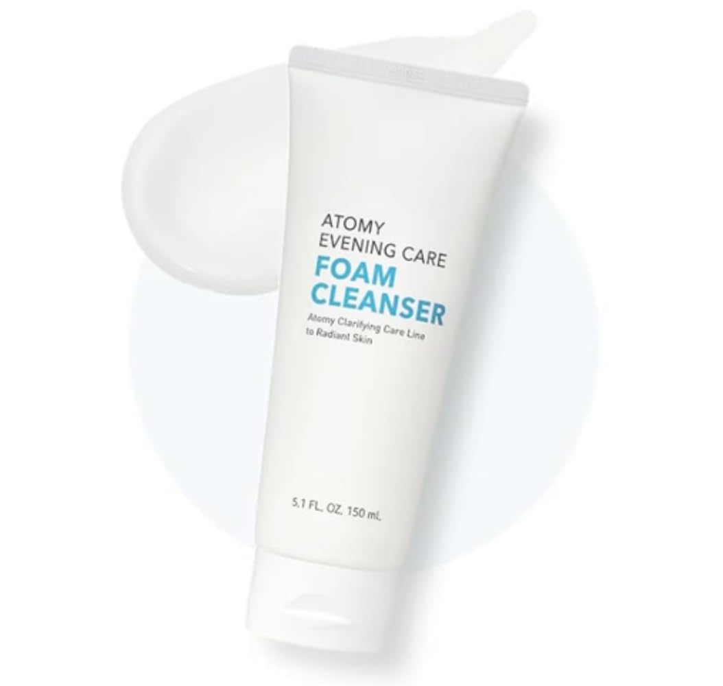 SUDIVA Evening Care Foam Cleanser 5.1 fl oz (150g) – Korean Daily Face Wash for Deep Cleansing, Gentle Skincare Routine