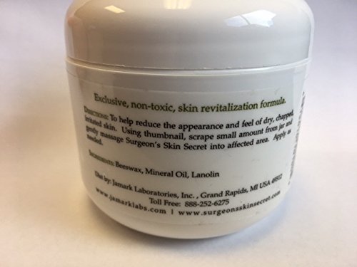 Surgeon's Skin Secret Beeswax Moisturizer 4oz. Jar - Unscented