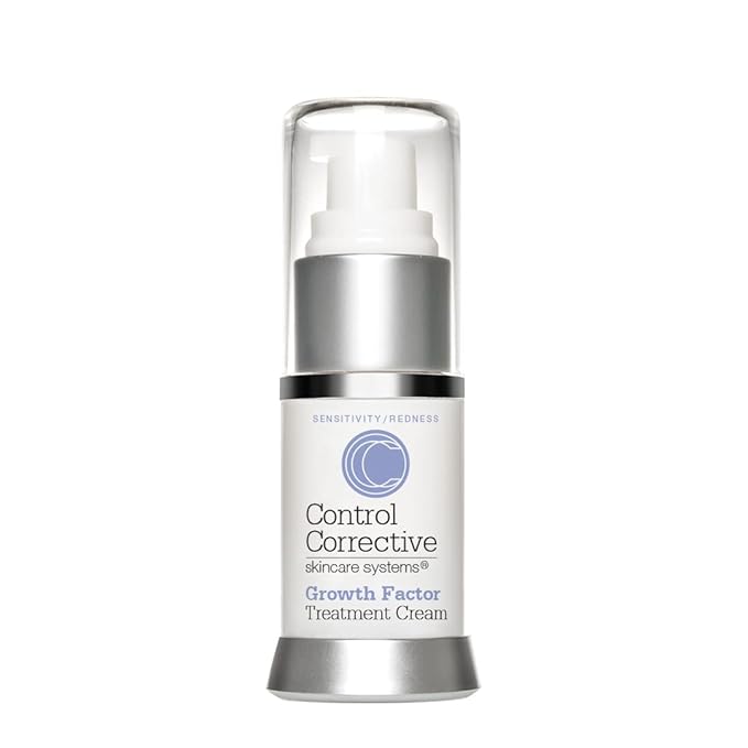 CONTROL CORRECTIVE Growth Factor Treatment Cream, 0.5 Oz - An Elegant Facial Cream For Calming Down Skin After Peels, Microdermabrasion Or Retinol Usage, Diminishes Visible Scars, Soothes Irritation