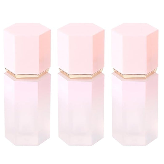 3 Pcs Liquid Blush Bottles Pink Plastic Lip 7ml