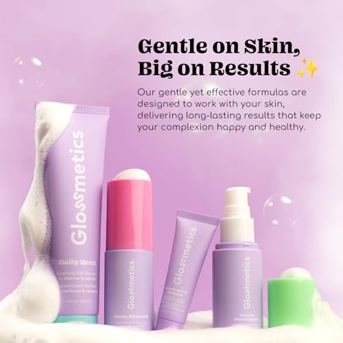 Glossmetics Balance & Purify Bundle - Teen Skin Care Kit for Sensitive Skin. Daily Boys & Girls Skincare Regimen, Starter Gift Set with Centella Asiatica For Hydrating Skin, Airplane-Friendly Sizes