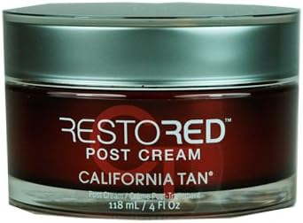 California Tan Restored Post Creme Red Light Therapy 4z Jar NEW