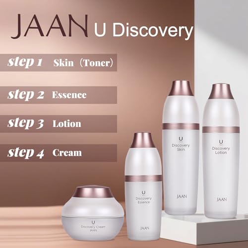 JAAN Korean Skin Care Set for Face, Anti-Aging Facial Moisturizer Lotion and Toner, Deep Hydrating for Face, K Beauty Facial Set, Gift Set for Women, Korean Skin Care, 4.5 FLOZ*2