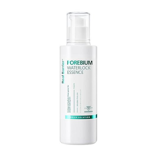 Real Barrier | Porebium Waterlock Essence | Dead Skin Cell Peeling | Face Moisturizer for Sensitive Skin | Pore Cleanser Essence | Hydrating Face Toner | Korean Facial Skincare | 3.71 fl oz (110ml)