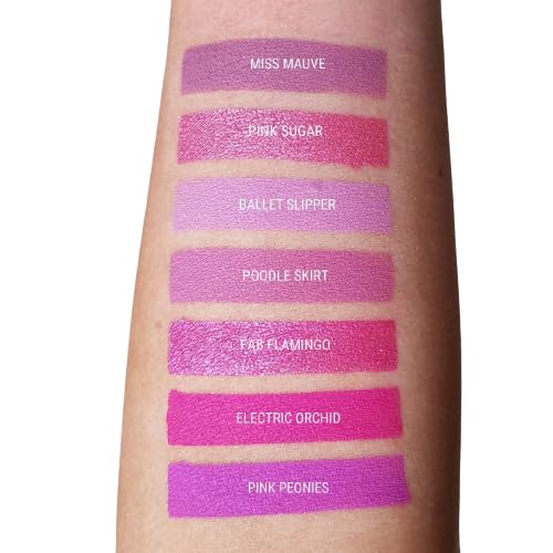 Aromi Mauve Matte Liquid Lipstick | Rosy Pink Lip Color with Blue Undertones, Vegan, Cruelty-free, Long-lasting Makeup, Waterproof, Handmade (Miss Mauve)