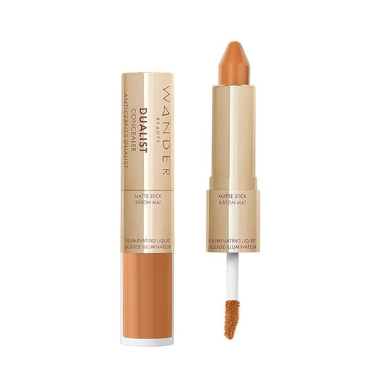 Wander Beauty Dualist Matte and Illuminating Concealer Makeup 0.28 fl oz
