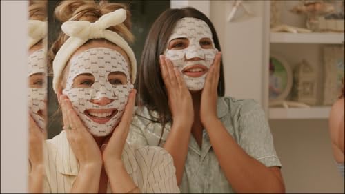 HumanKINDglow. Hydrogel Mask – Face Masks Skincare | Korean Facial Masks for Women Skin Care | Overnight Firming, Hydrating, Anti-Aging Face Mask Skincare with Inspirational Affirmation