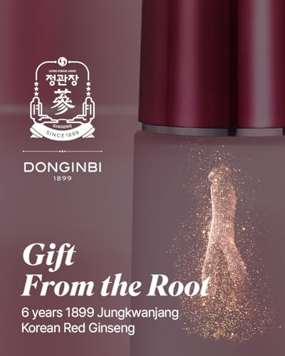 Donginbi Red Ginseng Activating Concentrated Emulsion - Vegan Firming & Skin Barrier Repair Moisturizer for Face, Korean Ginseng Skin Care Gifts for Women, 2.36 floz