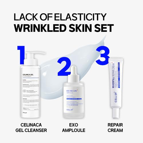 CELL29 RIVERFILL REPAIR CREAM EGF Centella Niacinamide Deep Wrinkle Moisturizer Anti Aging Rejuvenation Crow’s Feet Glass Skin Korean Skincare Skin Barrier Day & Night Routine 1.35 fl.oz (40ml)