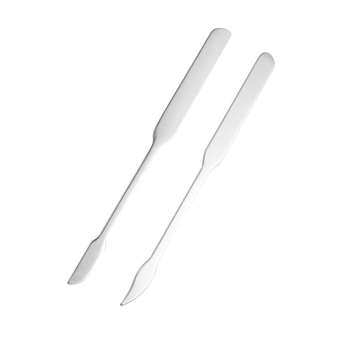 3pcs Cosmetic Mixing Makeup Spatula Nail Art Palette,Spoon