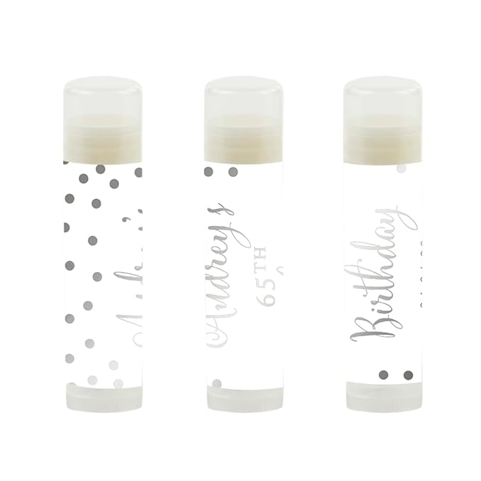 Andaz Press Personalized Milestone Birthday Party Silver