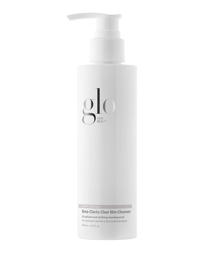 Glo Skin Beauty Beta-Clarity Clear Skin Cleanser - 2% Salicylic Acid Clarifying Face Cleanser Clears & Prevents Breakouts, Exfoliates with Scrubbing Beads