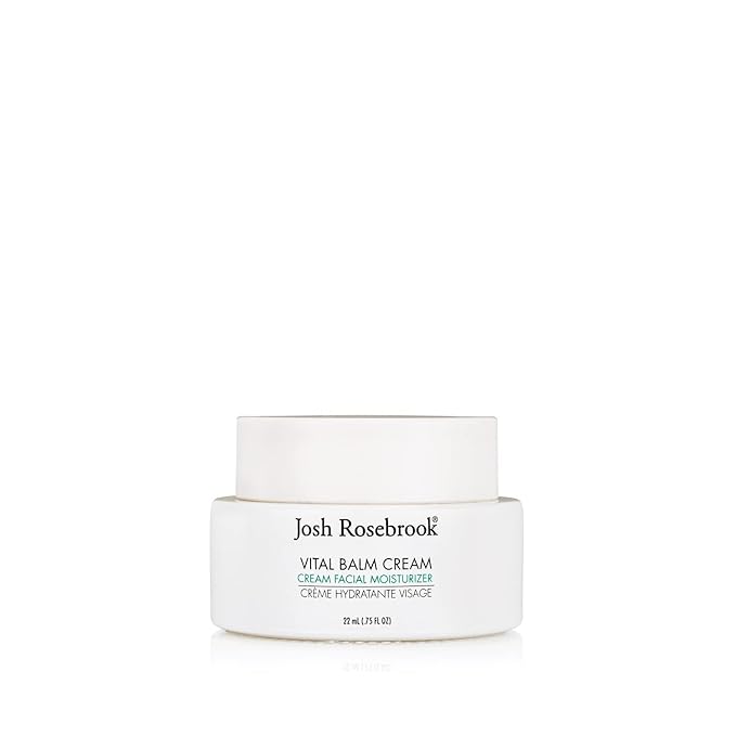 Josh Rosebrook Vital Balm Cream - High Performance Rich Facial Moisturizer, Protects Skin Barrier for All Skin Types Including Dehydrated and Mature. - 22mL - .75 Oz