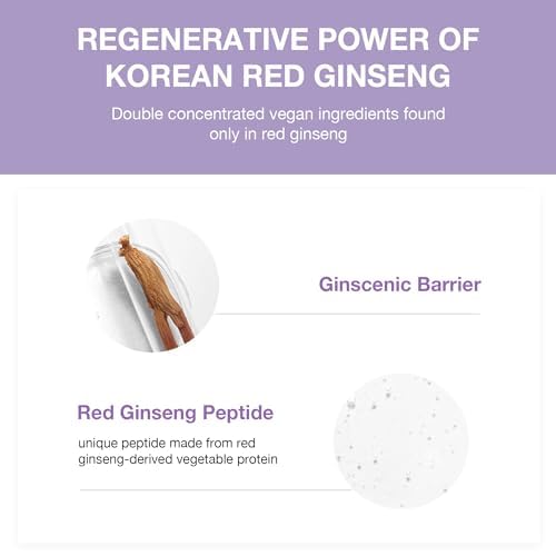 Donginbi LAB 1899 Red Ginseng Peptide Serum - Quick Lifting Facial Serum and Moisturizer, Korean Skin Care Antioxidant Facial Essence for Youthful and Radiant Skin, 1.69 floz / 50 ml