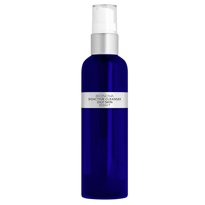 Bioactive Facial Cleanser Treatment for Oily Skin - Non-Foaming Face Wash Provides a Gentle Deep Clean and Eliminates Excess Oil (4.5 fl oz)