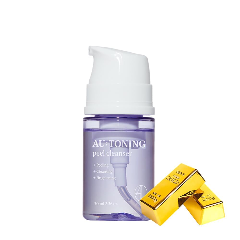 Aulabs AuNano Low pH Good Morning Gel Cleanser 2.36 fl oz with Balances pH, Hydrating, Ideal for Sensitive Skin, Daily Use, Korean Skin Care, Korean Face Wash