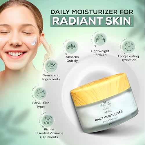 Kore Korean Skin Care Set–3-Piece Skincare Kit with Salicylic Acid Cleanser, Hydrating Toner & Daily Moisturizer–Vegan & PH Balancing Korean Skincare for Glass Skin–Skin Care Routine Kit for Women
