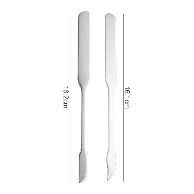 3pcs Cosmetic Mixing Makeup Spatula Nail Art Palette,Spoon