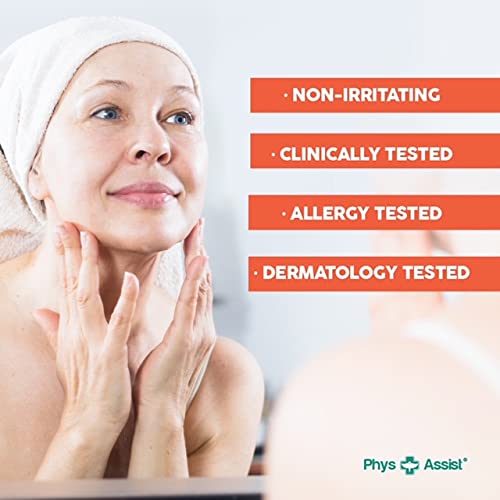 PhysAssist Oncology Recovery Cream: 4 oz Unscented, Super Moisturizing for Dry, Itchy, Sensitive Skin