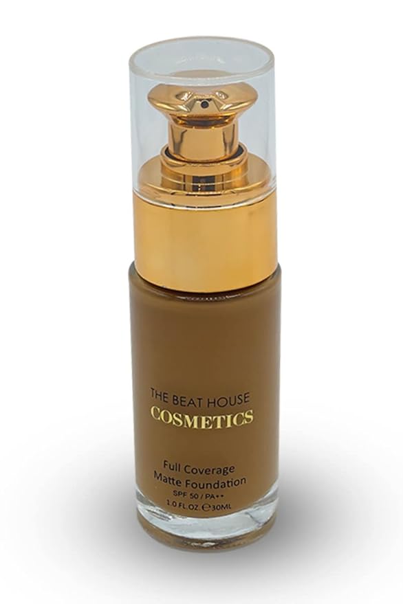 Full Coverage Matte Foundation (Chestnut) | SPF 50/ Stay |