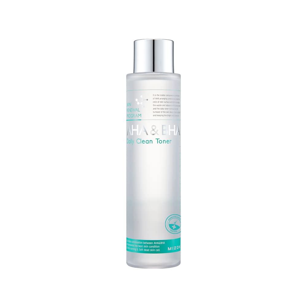 MIZON AHA&BHA Daily Clean Toner Daily Peeling Smooth Skin Removes Dead Skin Healthy Skin Korean Skincare (5.07 Fl oz)