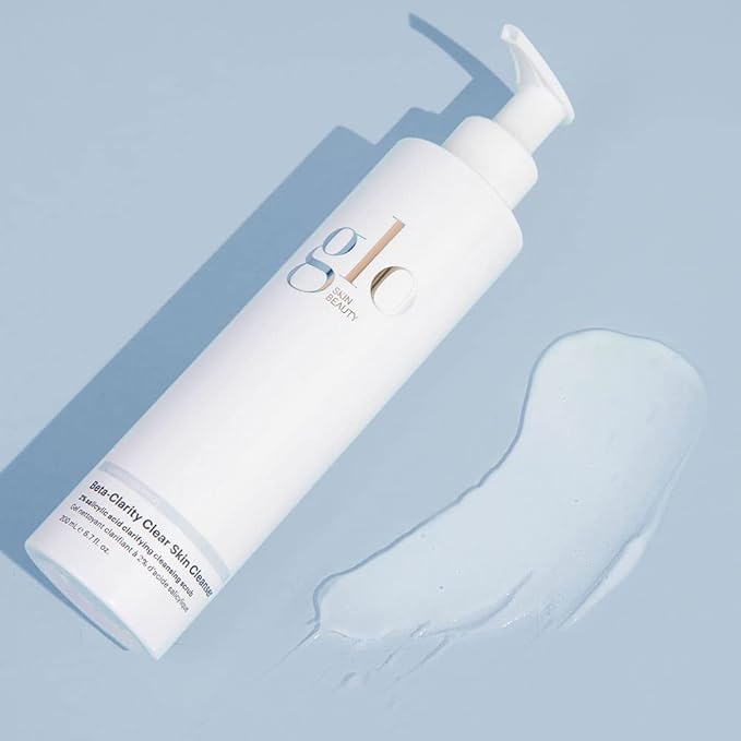 Glo Skin Beauty Beta-Clarity Clear Skin Cleanser - 2% Salicylic Acid Clarifying Face Cleanser Clears & Prevents Breakouts, Exfoliates with Scrubbing Beads