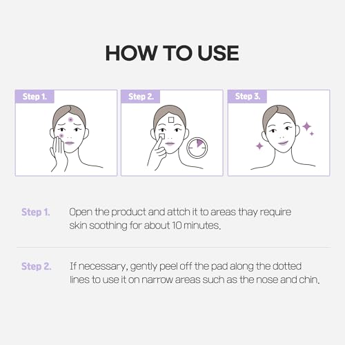 SLLIGHT Azulene Spot Control Quota Facial Pad (14 Pads, 1 Box) | Calming & Soothing Facial Pads for Sensitive Skin | Reduces Redness & Blemishes | Korean Skincare