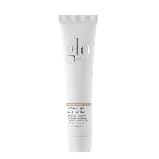 Glo Skin Beauty Hydra-Bright AHA Hydrator, Travel Size - Lightweight, Illuminating Treatment Moisturizer Targets a Brighter, Smoother Complexion (0.75 Fl Oz)