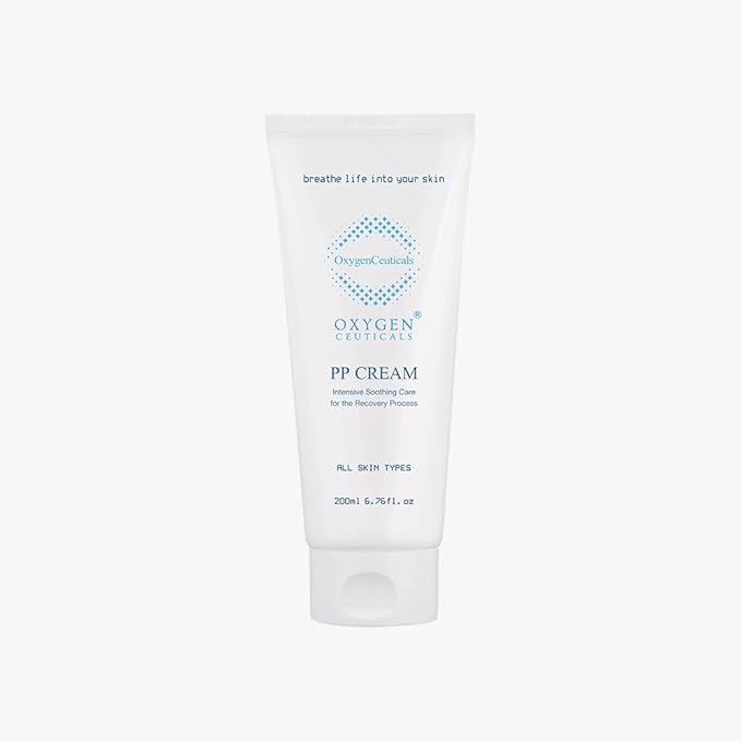 PP Cream – Post-Procedure Recovery Cream with Palmitoyl Tripeptide-5, Niacinamide & Adenosine, Brightening & Anti-Wrinkle Soothing Care for Sensitive Skin. 6.76 fl.oz (200ml)