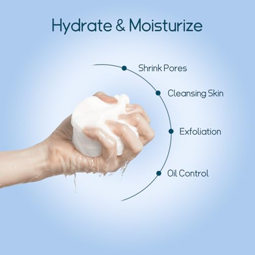 Shodu Salicylic Acid Toner Pads Face Care, Gentle Pore Shrinking Face Exfoliator Toner Pads, Soothing Skin Care Dual Texture Salicylic Acid Pad, Oil Control Deep Cleansing Facial Cotton (Pack Of 70)
