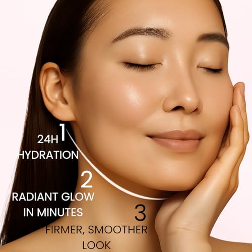 Liv La Fay Retinol Collagen Face & Neck Cream with Ceramides & Hyaluronic Acid – Day & Night K-Beauty Moisturizer – Korean Skincare Ingredients – 1.7 fl oz