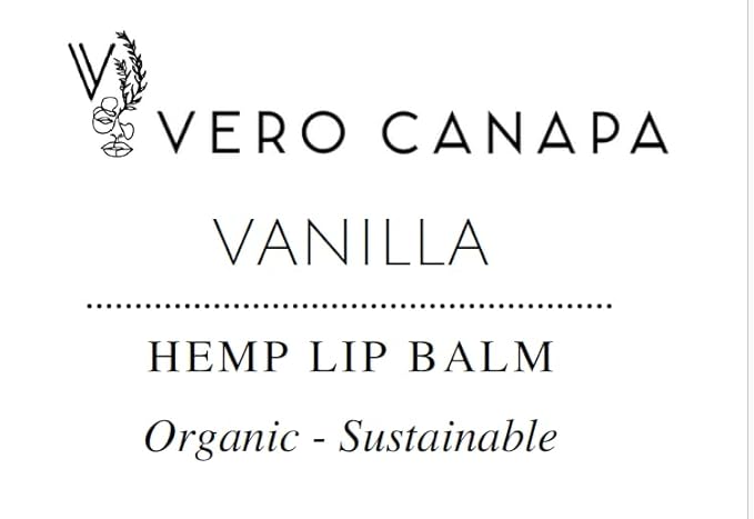 Vanilla Organic Hemp Lip Balm