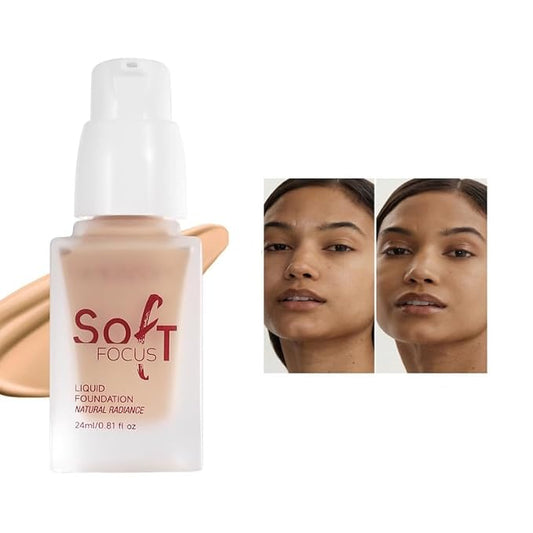 Full Cover Soft Focus Liquid Concealer, 24H Longwearing Face