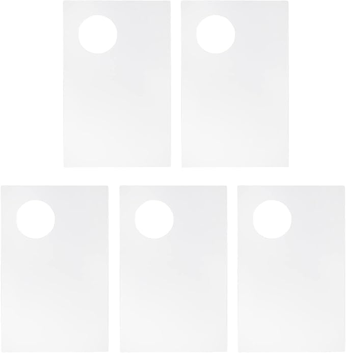 5 PCS Makeup Palette Without Spatula,2.76x4.33 Inch Acrylic