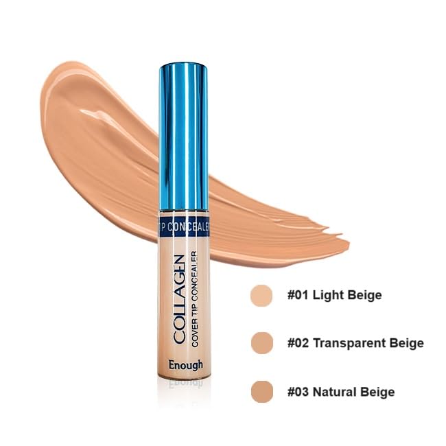 Enough Collagen Cover Tip Concealer - Full Coverage / 9g) 31oz