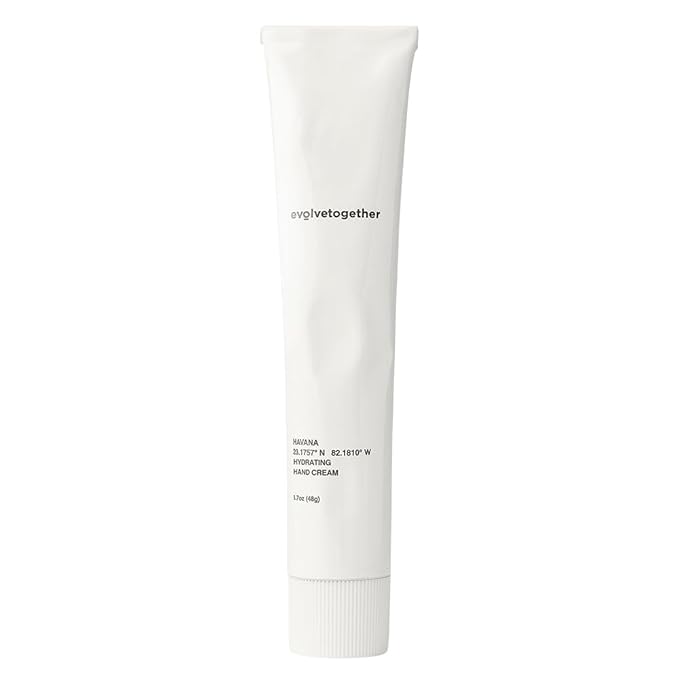 evolvetogether Hydrating Hand Cream for Women & Men | Nourishes, Protects & Moisturizes Dry Hands | No Sticky or Greasy Residue | Cruelty-Free, Paraben-Free | Made in USA (Havana, 1.7 Oz)