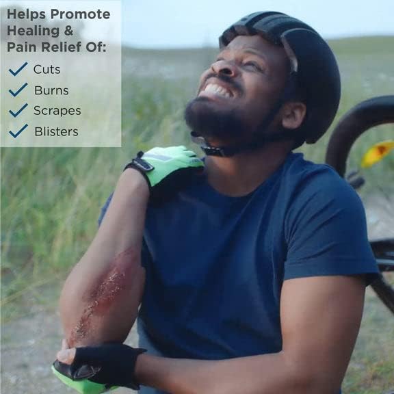 First Aid Ointment - Pain Relief Ointment with Arnica, Topical Ointment for Cuts, Scrapes, and Burns, All-Natural & Organic Ingredients, First Aid Supplies, 0.5 oz Vertical