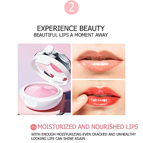 BIOAQUA Strawberry Fruit Moisturizing Lip Mask Hydrating Oil Dry Lips Repair Cracked Skin Cream 13g 0.46oz