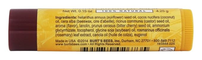 Burts Lip Balm Wild Cherr Size