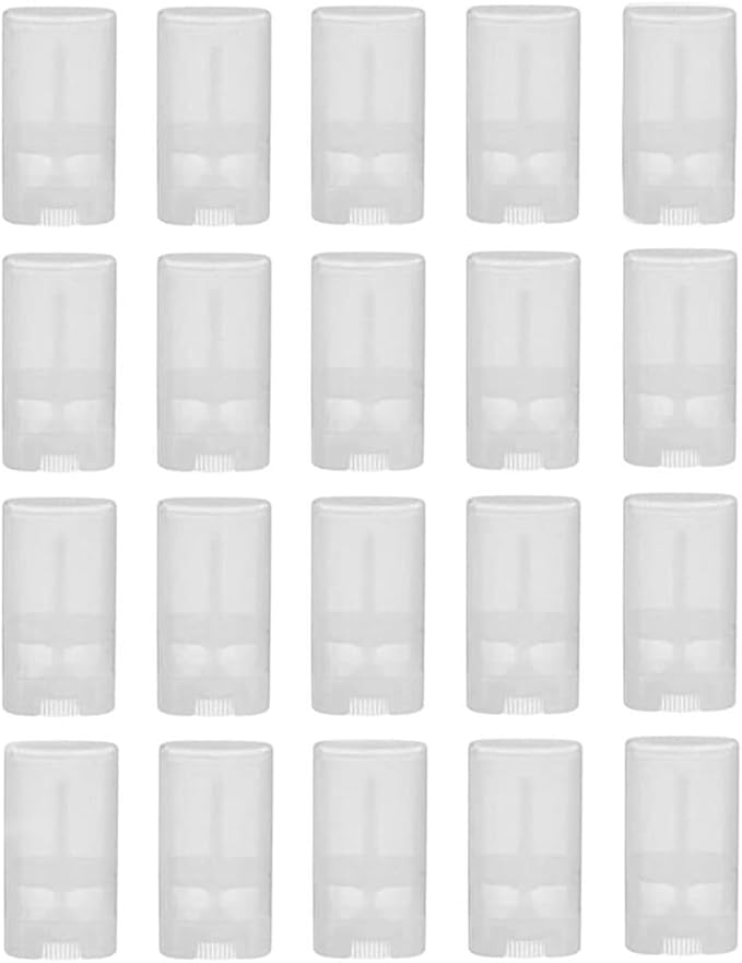 20PCS 15ml/0.5oz Empty Clear Plastic Oval