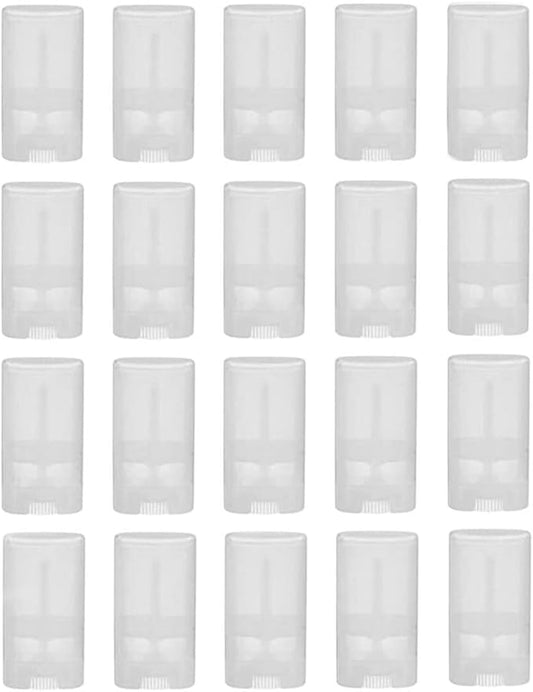 20PCS 15ml/0.5oz Empty Clear Plastic Oval