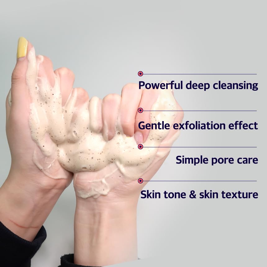 MEDIPICKME Rice Face Wash Korean Foam Cleanser for Sensitive Skin - Sebum Control, Moisture Balance, and Pore Minimization | Korean Skincare